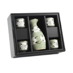 Kiji Stoneware & Ceramics Japanese Ingredients|Tableware Brands^Ocha Sake Set, 5 Pieces