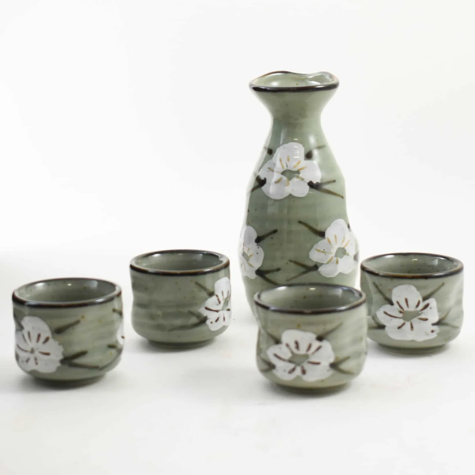 Kiji Stoneware & Ceramics Japanese Ingredients|Tableware Brands^Ocha Sake Set, 5 Pieces