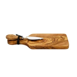 Naturally Med Tableware Brands|Table Setting^Olive Wood Cheese Board Set