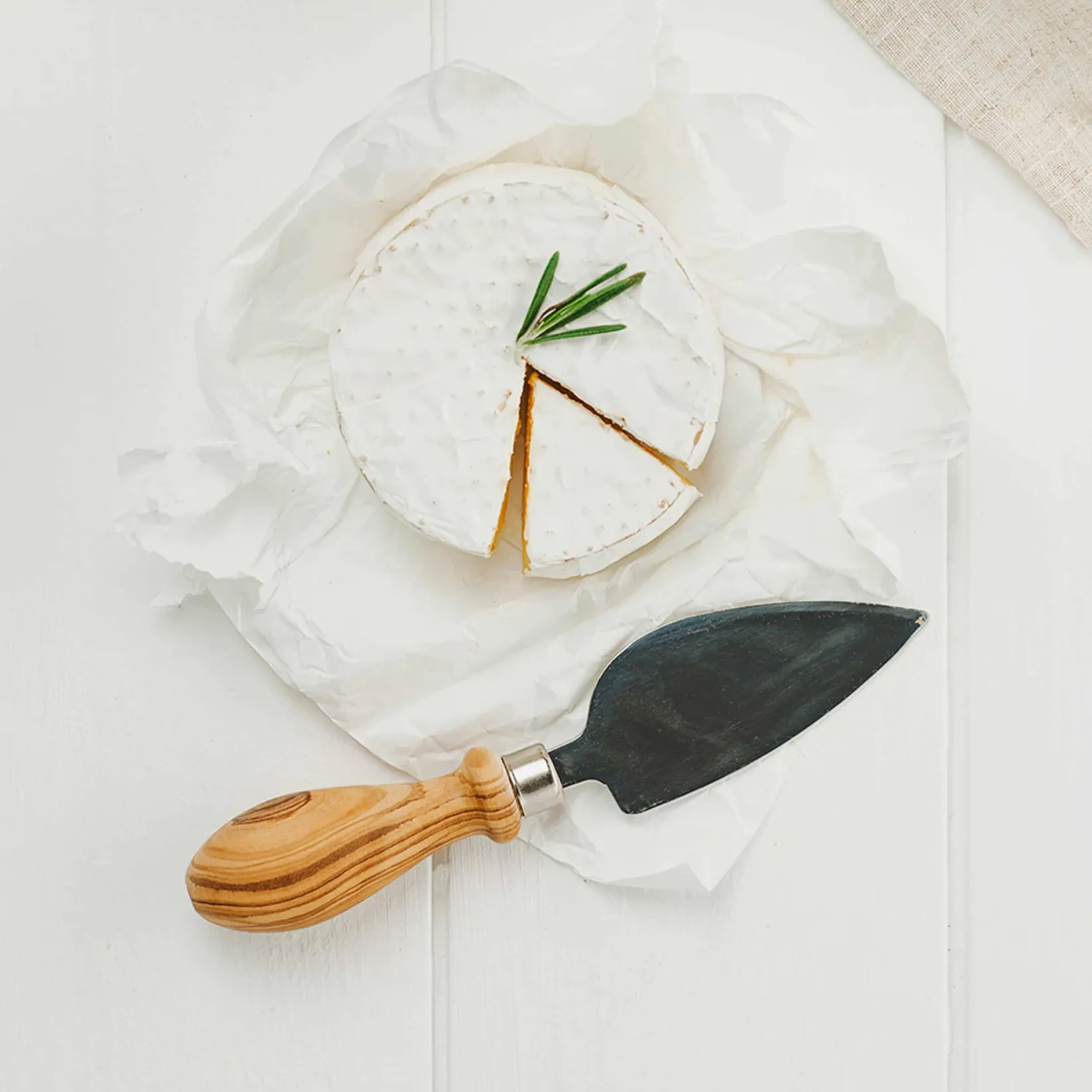 Naturally Med Kitchen Knives^Olive Wood Cheese Knife, 17.5cm