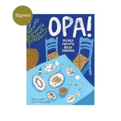 Thames and Hudson Greek Ingredients^Opa! By Helena Moursellas & Vikkk Moursellas, Signed Copy