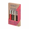 Opinel Kitchen Knives^4 Piece Red & Black Kitchen Essentials Knife Set