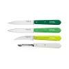 Opinel French Ingredients|Kitchen Knives^Kitchen Essentials 4 Knife Set - Greens