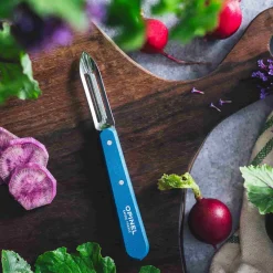 Opinel Kitchen Tools & Utensils^No 115 Blue Beechwood Handle Peeler, 6cm