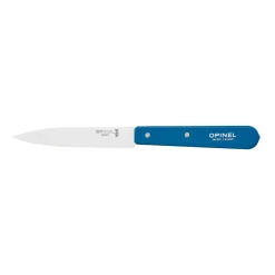 Opinel Kitchen Knives^No 112 Blue Beechwood Handle Paring Knife, 10cm