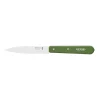 Opinel Kitchen Knives^No 112 Khaki Beechwood Handle Paring Knife, 10cm