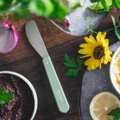 Opinel Tableware Brands|Cutlery^No 117 Sage Beechwood Handle Spreading Knife, 6cm