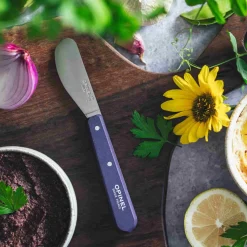 Opinel Cutlery|Tableware Brands^No 117 Violet Beechwood Handle Spreading Knife, 6cm