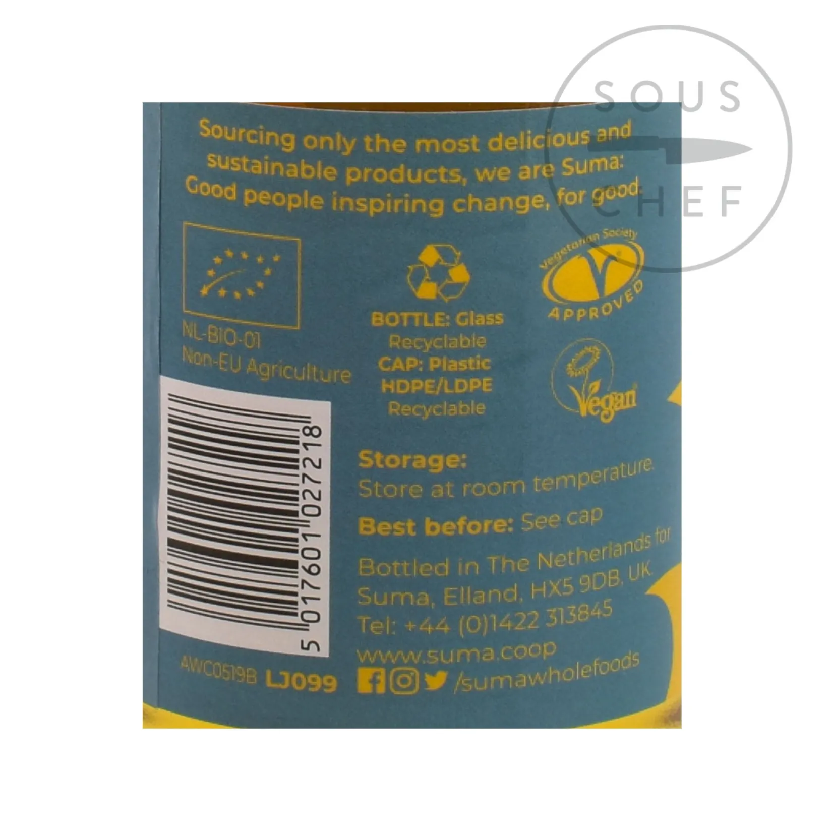 Suma Ingredients Brands|Baking Ingredients^Organic Agave Syrup, 240ml