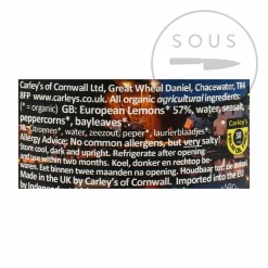 Carley's Middle Eastern Ingredients|Sauces & Condiments^Organic Preserved Lemons, 700g