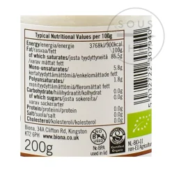 Biona Ingredients Brands|African Ingredients^Organic Virgin Coconut Oil, 200ml