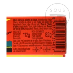 Ortiz Spanish Ingredients|Tinned Fish & Seafood^Atun Claro Tuna Fillet In Olive Oil, 112g