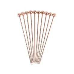 Cocktail'd Cocktail Making & Barware^Pack of 10 Copper Plated Garnish Cocktail Picks