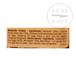 Paiarrop Ingredients Brands|Spanish Ingredients^Valencia Quince Paste, 140g