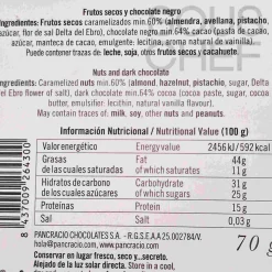 Pancracio Ingredients Brands|Spanish Ingredients^Swiss Rocks Dark Chocolate, 70g