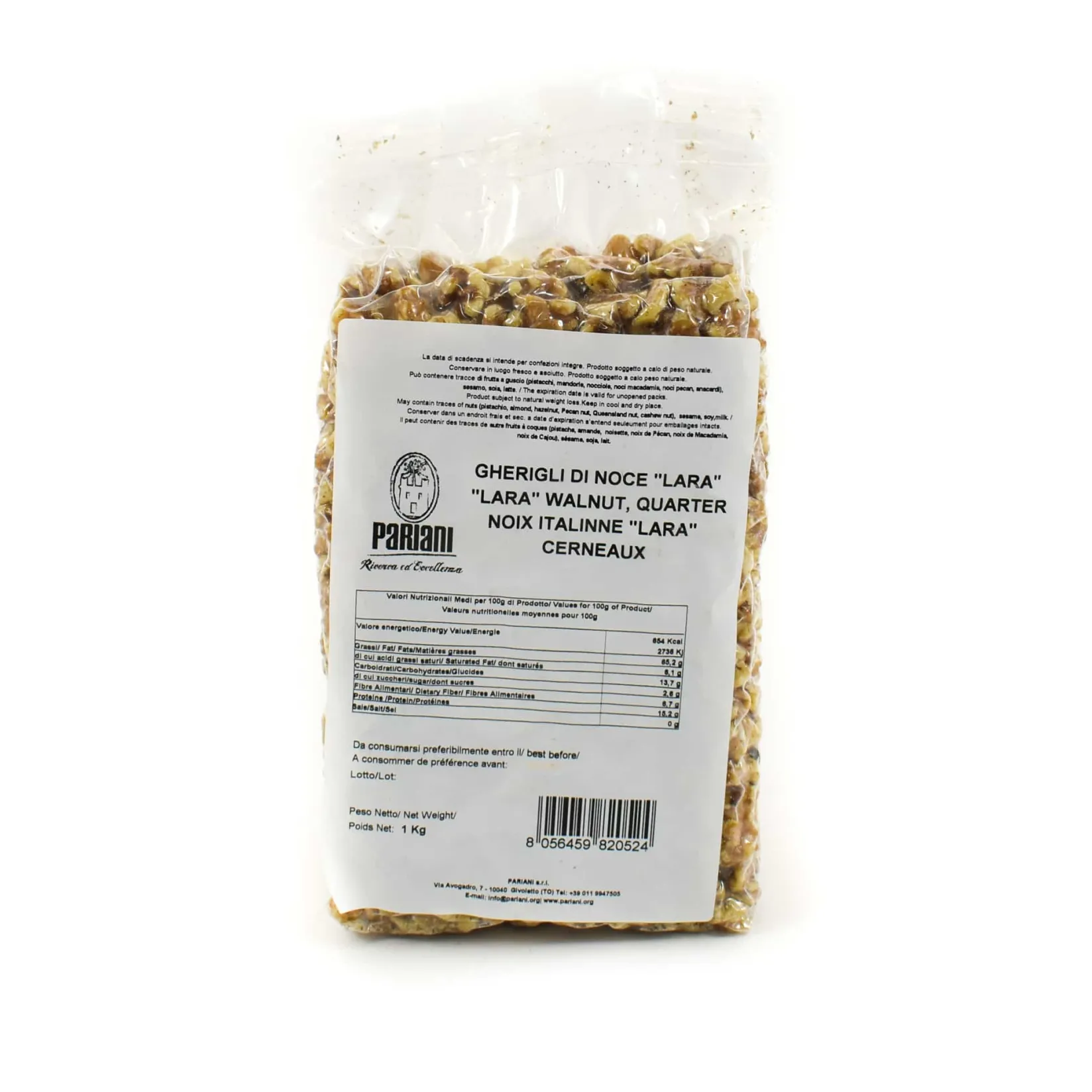 Pariani Ingredients Brands|Italian Ingredients^Italian Lara Walnuts, 1kg