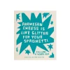 Blue Q Kitchen Textiles & Clothing^Parmesan Is Glitter Swedish Compostable Dishcloth