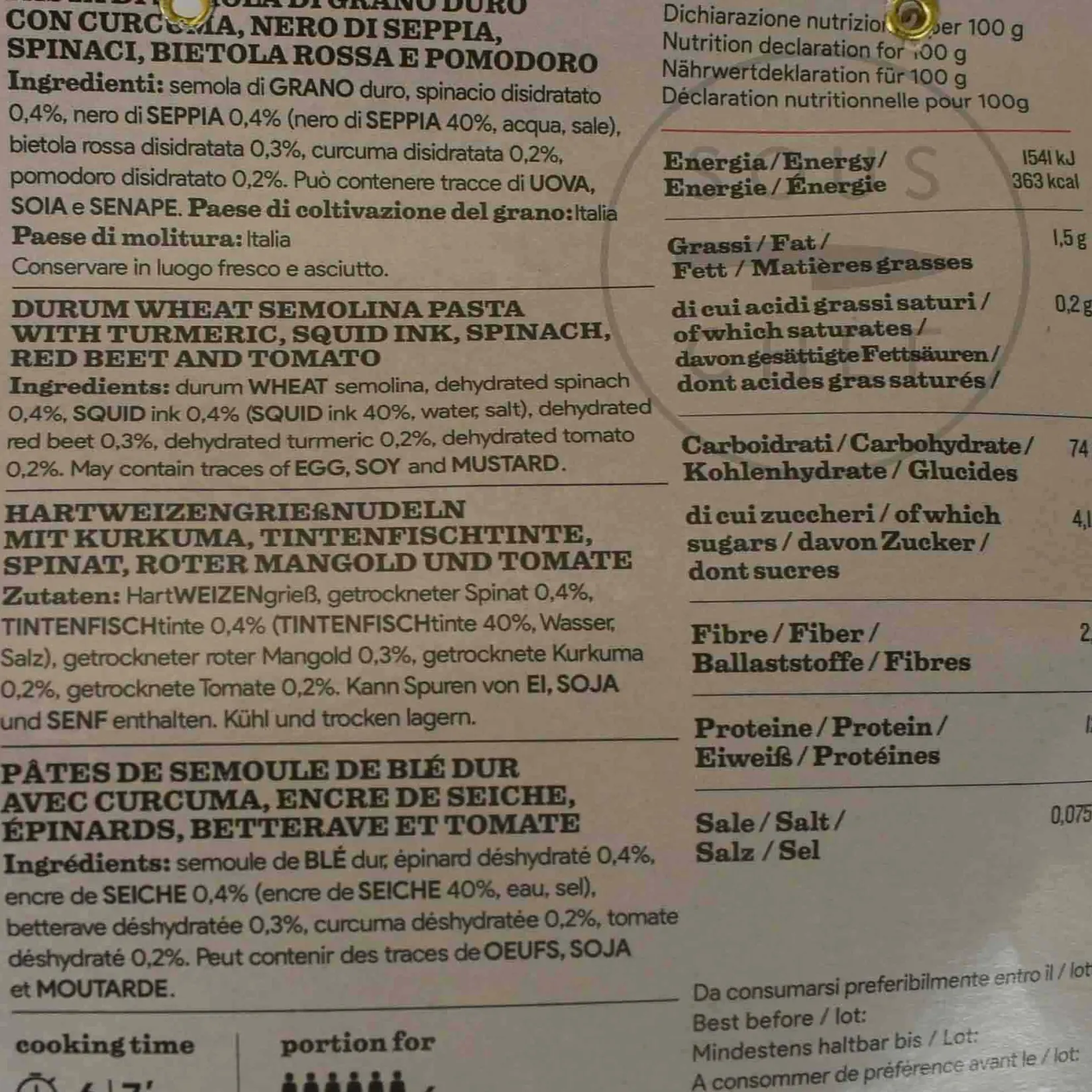 L'Antica Madia Ingredients Brands|Pasta, Rice & Beans^Pasta L'Antica Multicolour Pasta Pazza, 500g