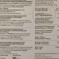 L'Antica Madia Pasta, Rice & Beans|Ingredients Brands^Pasta L'Antica Striped Farfalle with Turmeric, Beetroot & Spinach, 250g
