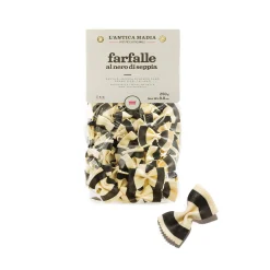L'Antica Madia Ingredients Brands|Pasta, Rice & Beans^Pasta L'Antica Striped Farfalle with Squid Ink, 250g
