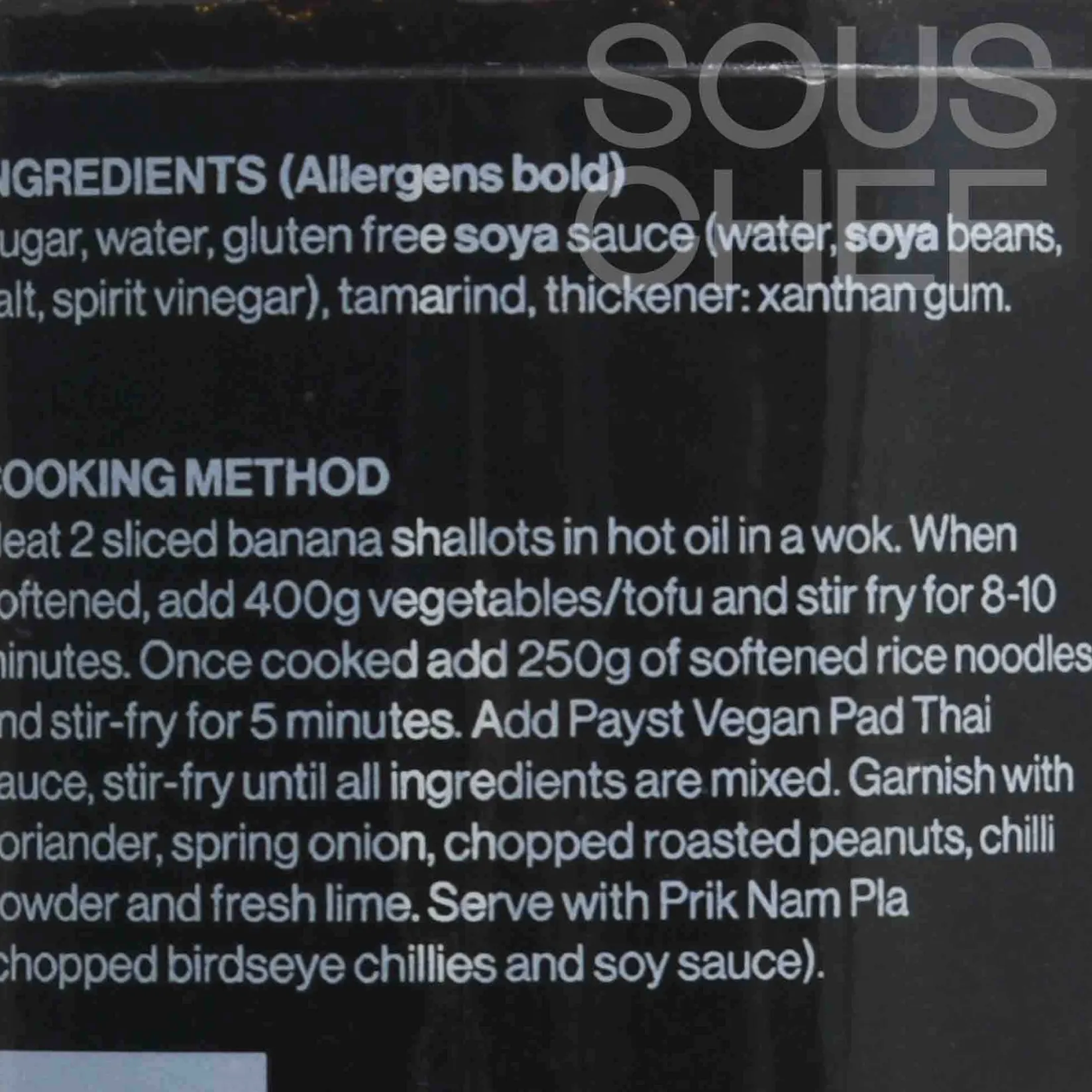 Payst Ingredients Brands|Sauces & Condiments^Vegan Pad Thai Stir Fry Sauce, 190ml