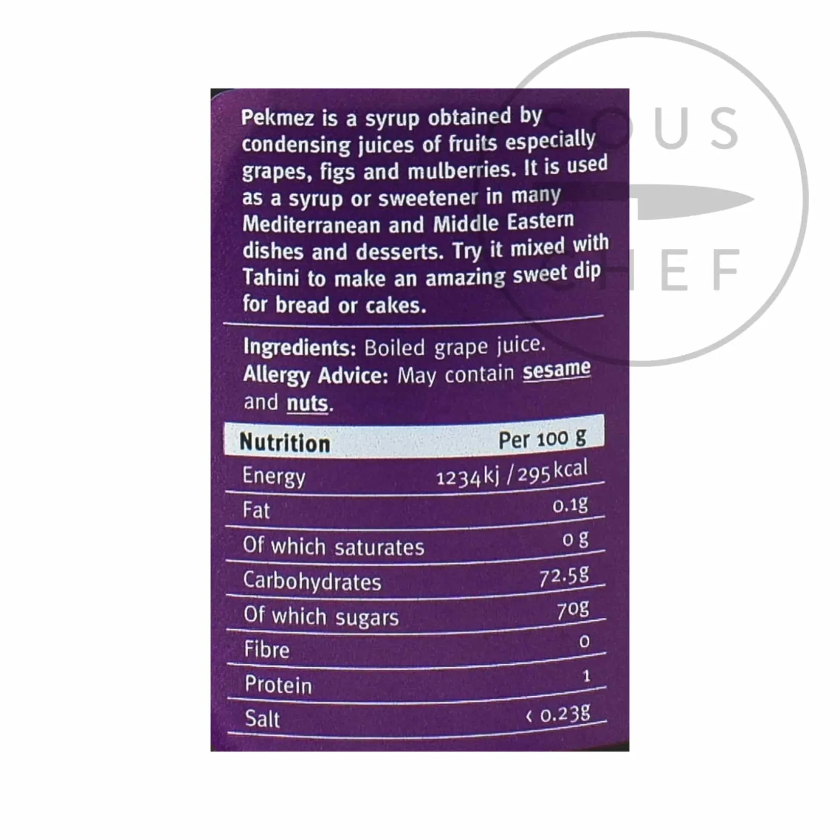 Ebru Ingredients Brands|Middle Eastern Ingredients^Pekmez Grape Molasses - Boiled Grape Juice, 400g