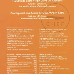 Perello Spanish Ingredients|Snacks^Classic Olive Oil Reganas Crackers, 150g