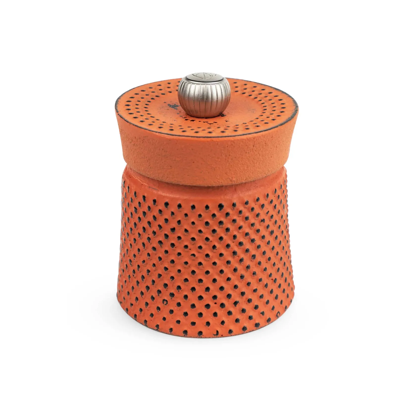 Peugeot Table Setting|Serveware^Bali Fonte Cast Iron Pepper Mill Orange, 8cm
