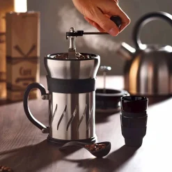 Peugeot Tableware Brands^Paris Press Coffee Mill and French Press, 15cm
