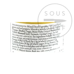 The Fine Cheese Co Ingredients Brands|Made In The Uk^Piccalilli, 240g