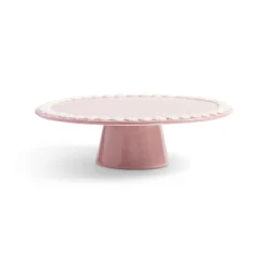 &Klevering Tableware Brands^Pink Cake Stand, 26cm