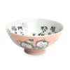 Emro Aziatica Crockery & Dinnerware|Bowls^Pink Lucky Cat Bowl, 14cm