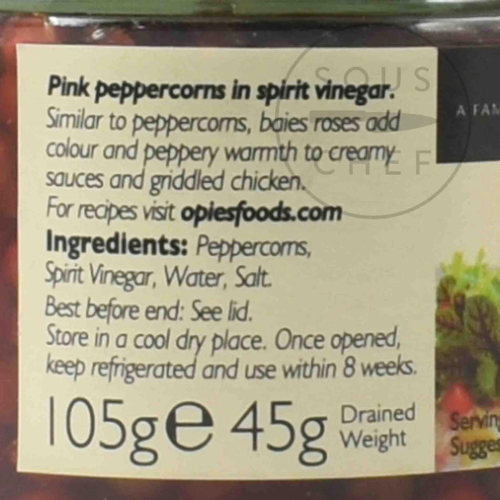 Opies Ingredients Brands|Herbs & Spices^Pink Peppercorns, 105g