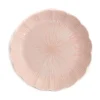 Kiji Stoneware & Ceramics Japanese Ingredients|Plates^Pink Scalloped Japanese Deep Dinner Plate, 22cm