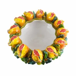 Puglia Handmade Tableware Brands|Serveware^Pomegranate Serving Bowl