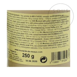 Pommery French Ingredients|Sauces & Condiments^Green Peppercorn Mustard, 250g
