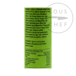 Poon's Chinese Ingredients|Oil, Vinegar & Dressings^Chilli Vinegar Dressing, 250ml