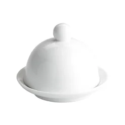 Viejovalle Serveware|Canape Supplies^Porcelain Canape Butter Dish, 9cm dia
