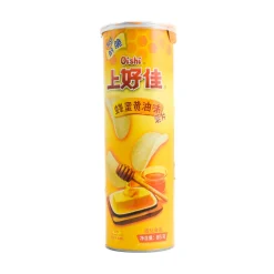 Oishi Chinese Ingredients|Snacks^Potato Honey & Butter Chips in Tin, 85g