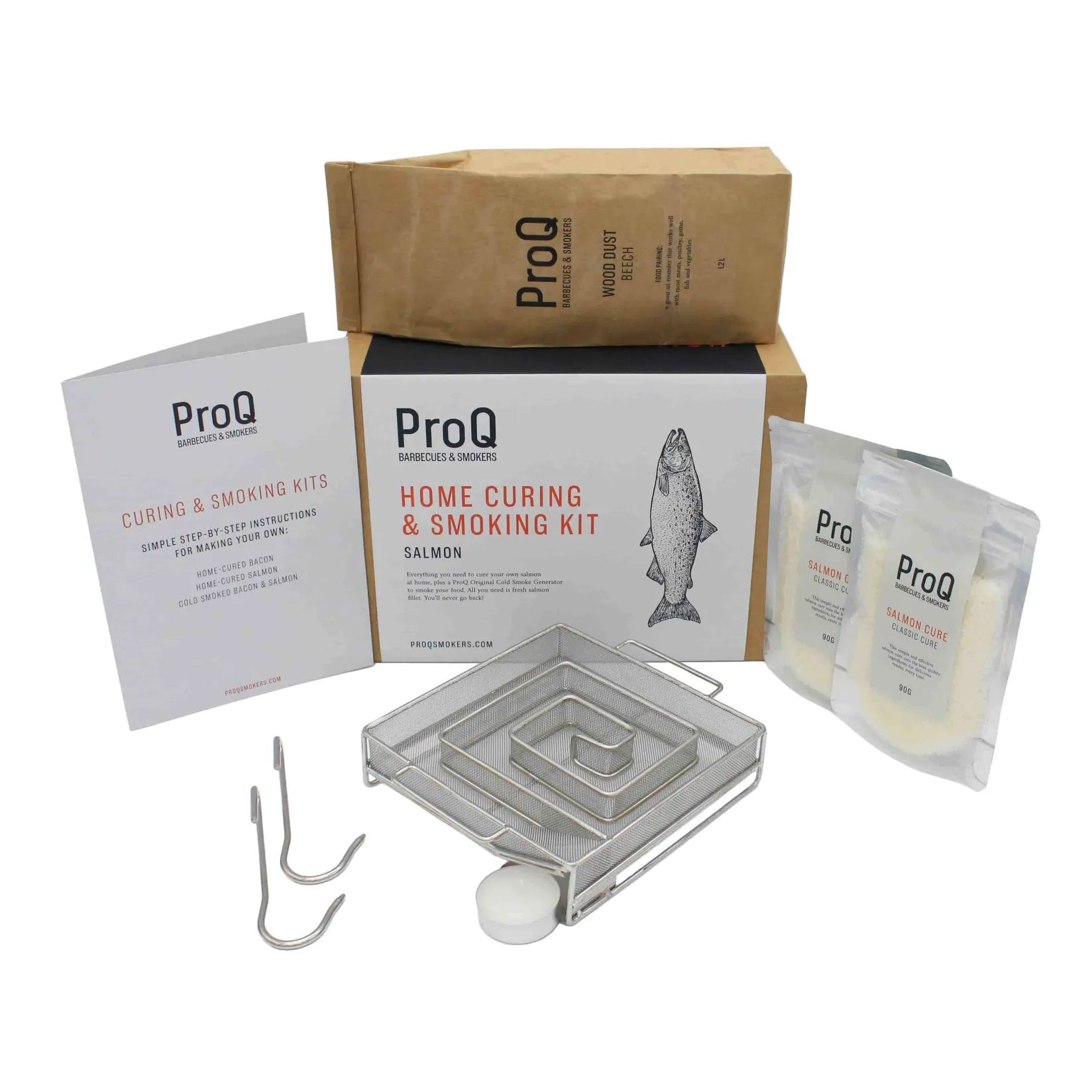 ProQ Ingredients Brands|Made In The Uk^Cold Smoking & Curing Kit - Salmon