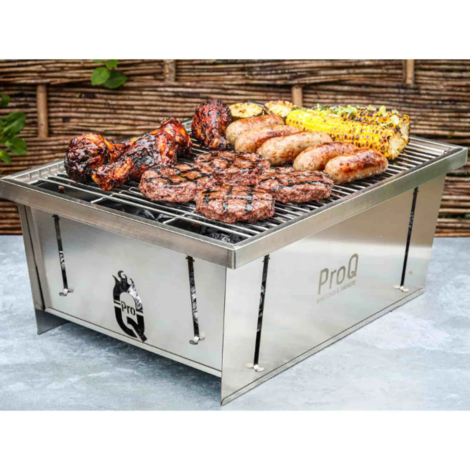 ProQ American Ingredients|Food Smokers^FlatDog Foldable & Portable BBQ