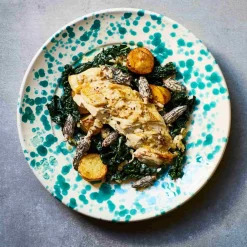 Puglia Handmade Italian Ingredients|Crockery & Dinnerware^Puglia Aquamarine Splatter Pasta Bowl, 29cm