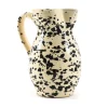 Puglia Handmade Italian Ingredients|Tableware Brands^Puglia Black Splatter Ceramic Pitcher