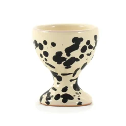 Puglia Handmade Italian Ingredients|Tableware Brands^Puglia Black Splatter Egg Cup