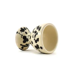 Puglia Handmade Italian Ingredients|Tableware Brands^Puglia Black Splatter Egg Cup