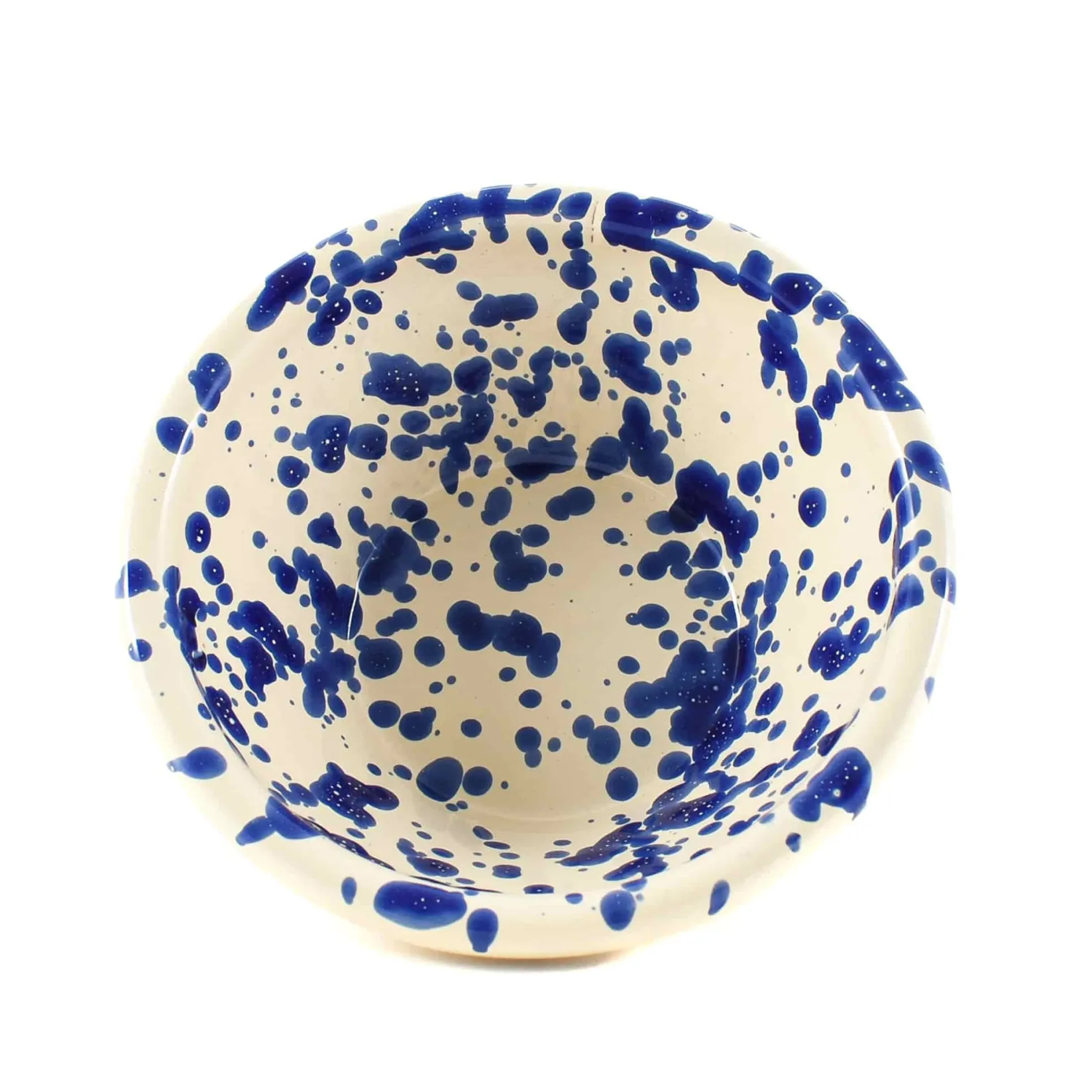 Puglia Handmade Tableware Brands|Italian Ingredients^Puglia Blue Splatter Bowl, 12cm