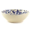 Puglia Handmade Italian Ingredients|Crockery & Dinnerware^Puglia Blue Splatter Large Salad Bowl, 28cm
