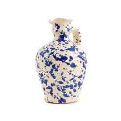 Puglia Handmade Jugs & Bottles|Tableware Brands^Puglia Blue Splatter Oil Bottle, 250ml