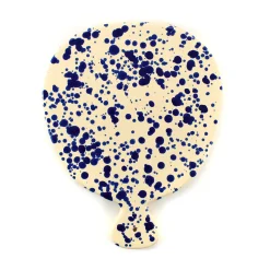 Puglia Handmade Tableware Brands|Italian Ingredients^Puglia Blue Splatter Serving Board, 25cm