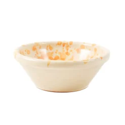 Puglia Handmade Tableware Brands|Italian Ingredients^Puglia Dark Yellow Splatter Bowl, 12cm